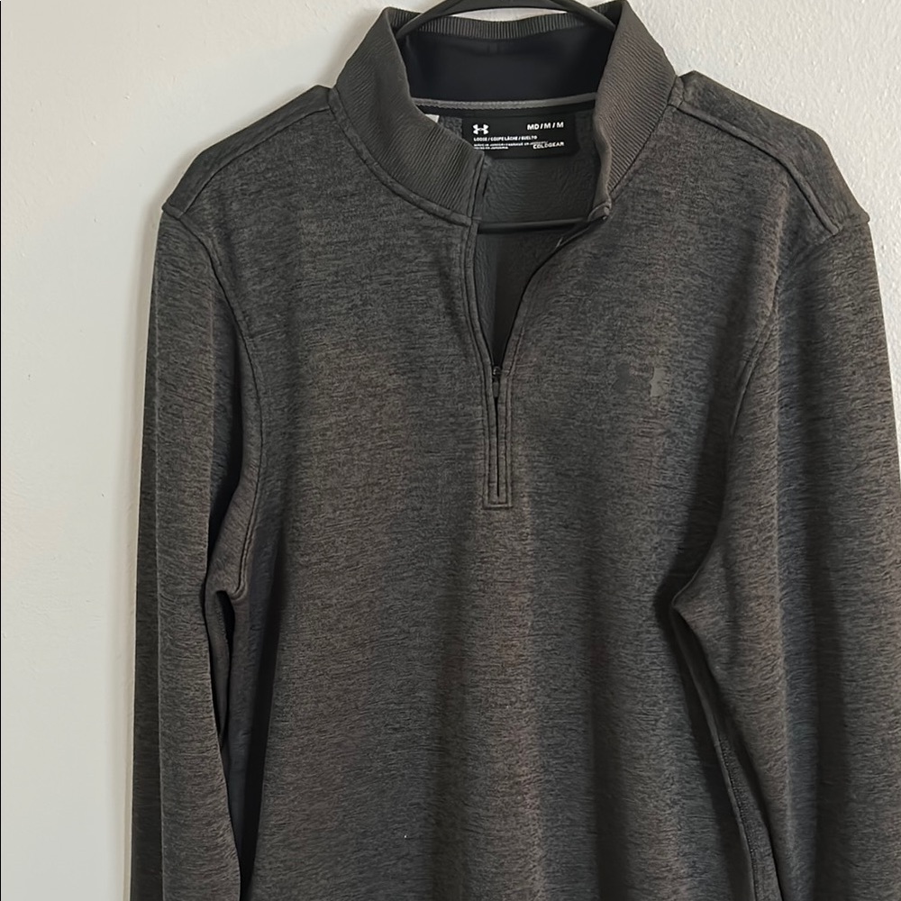 Under Armour Men's Gray Zip Up Sweater